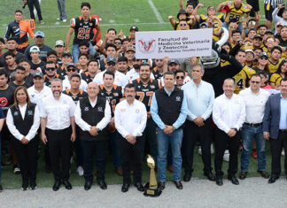 Inaugura Dámaso Anaya torneo de futbol americano de la UAT categoría intermedia