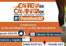 INVITA LA UAT A LA CARRERA 5K Y CAMINATA 2K EN CD. VICTORIA