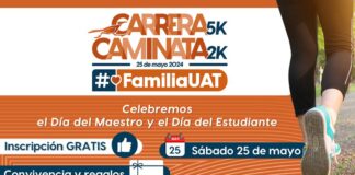 INVITA LA UAT A LA CARRERA 5K Y CAMINATA 2K EN CD. VICTORIA